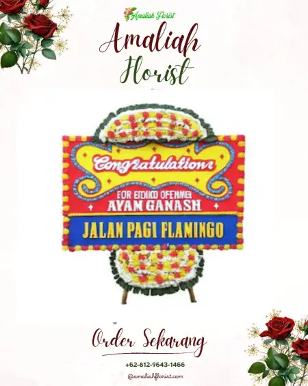 Sewa Papan Bunga plered